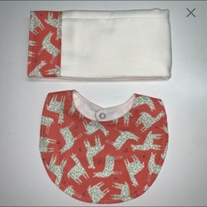Llama llama baby bib and burp cloth set gift shower